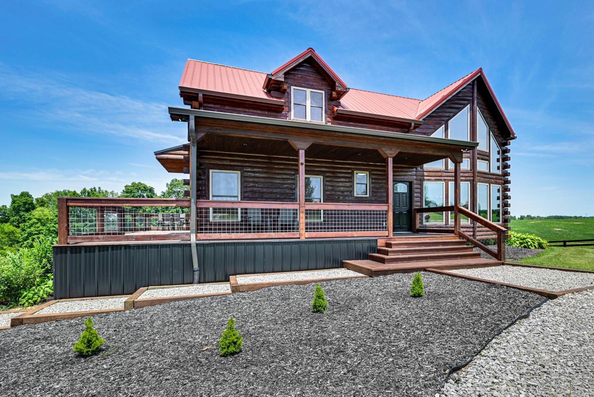 Scenic Getaway With Deck 7 Mi To Mammoth Cave Park! Villa Brownsville Eksteriør billede